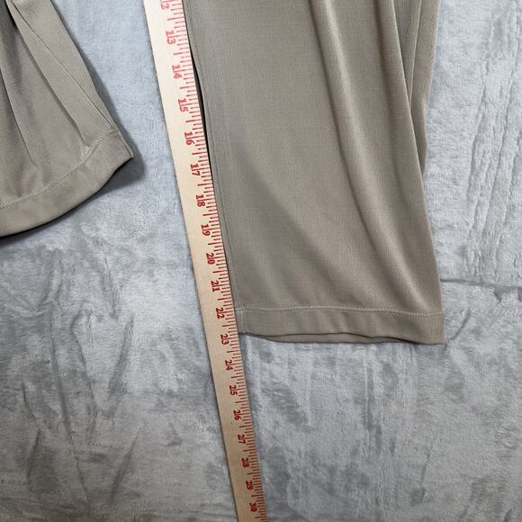 Easywear by Chicos Pull On Slinky Pant Womens 2 (M/L) Tan High Rise Stretch - Picture 6 of 14